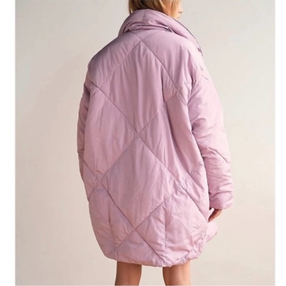Free People Lilac Puffer Jacket - Picture 7 of 14